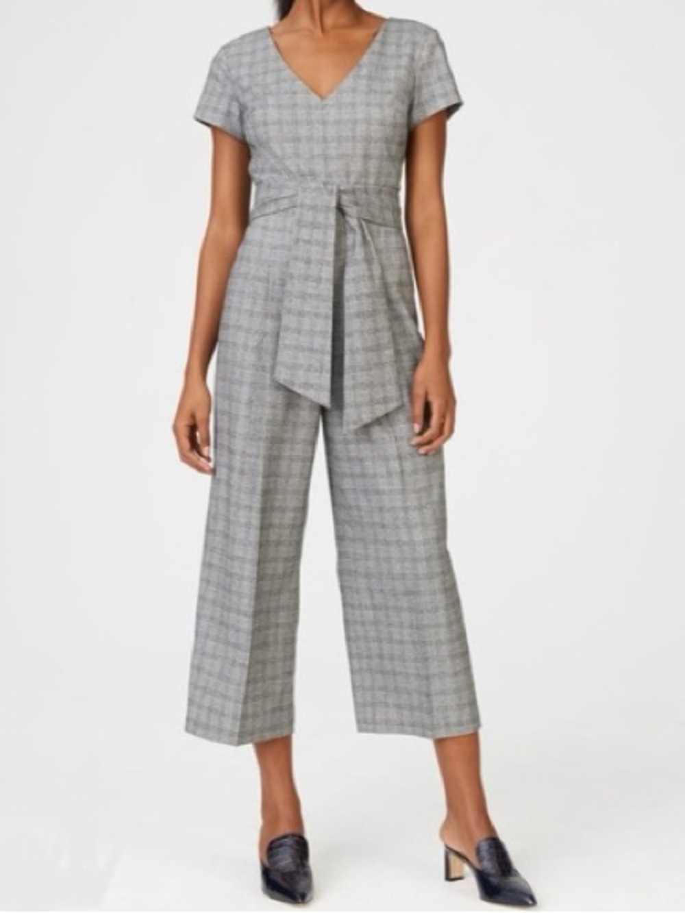 Club Monaco Sannah Plaid Jumpsuit